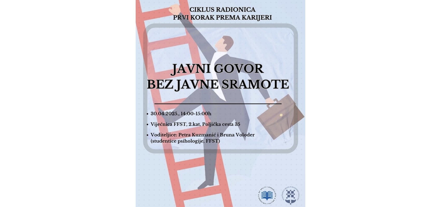Ciklus “Prvi korak prema karijeri”: prijave na radionicu 